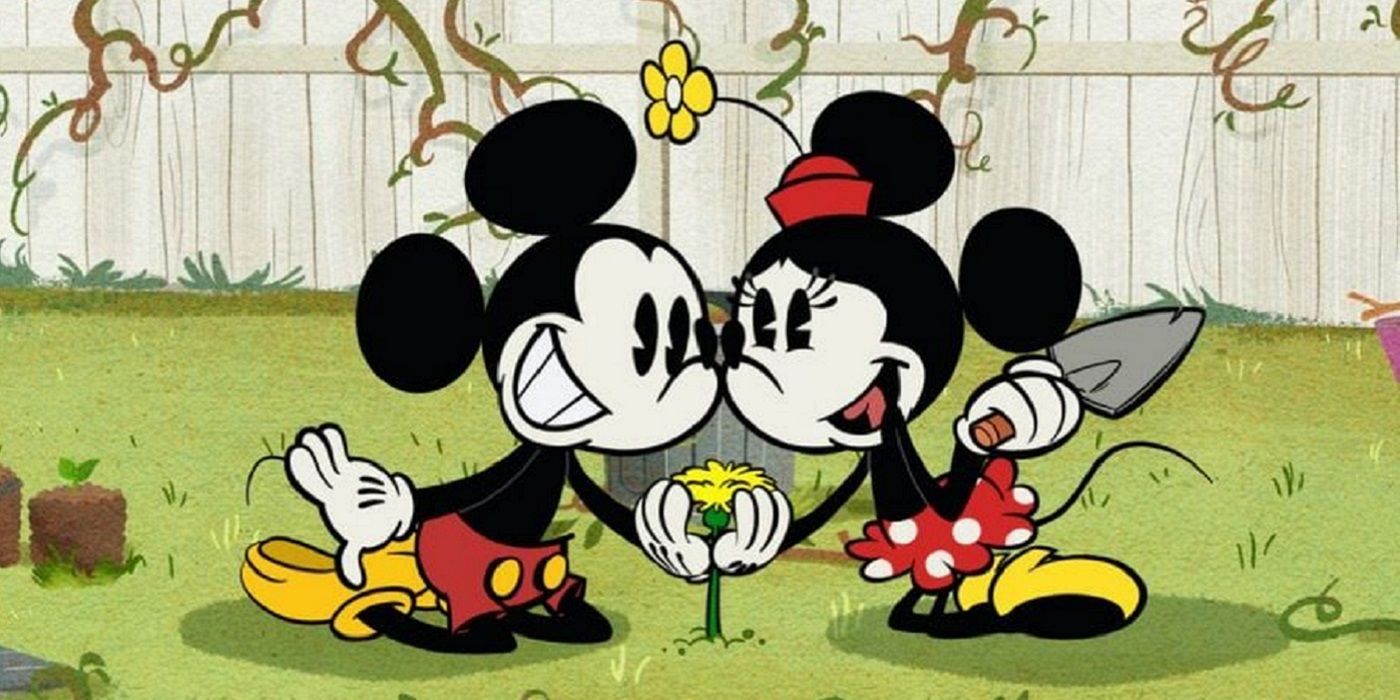 Mickey and Minnie Mouse in The Wonderful Spring of Mickey Mouse