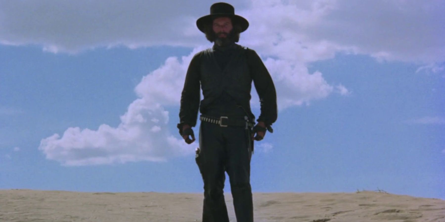 The gunslinger in the desert in El Topo