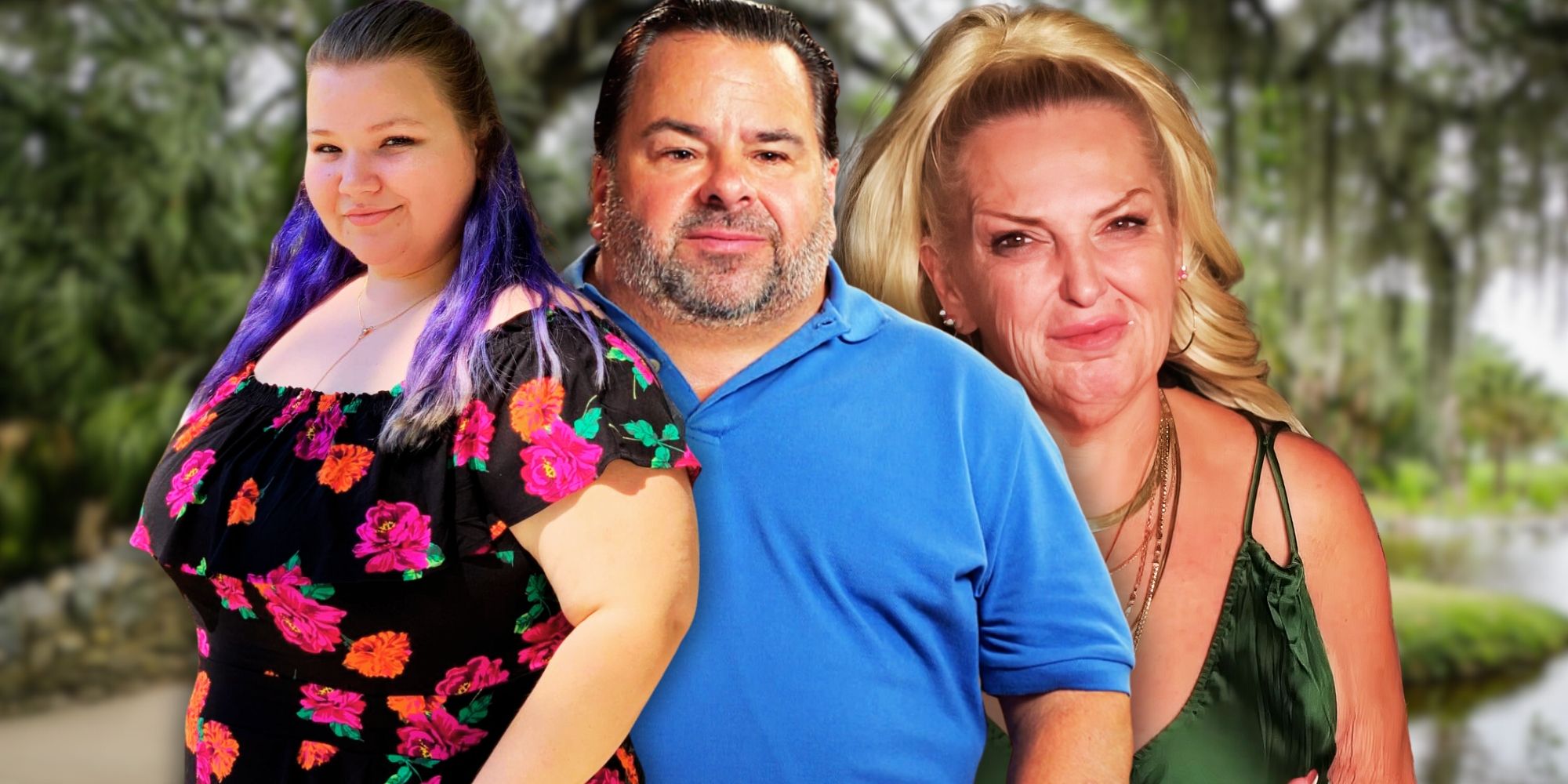 90 Day Fiance stars Nicole, Big Ed, and Angela