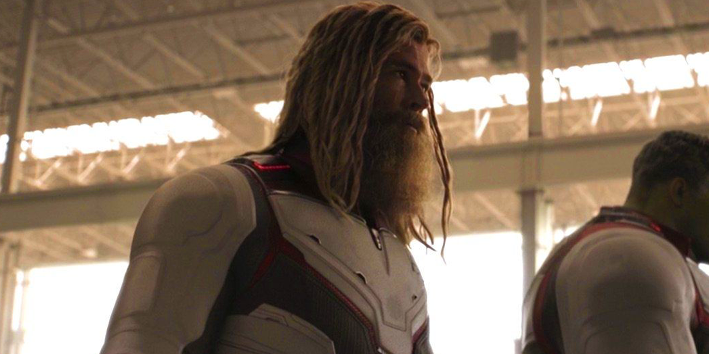 Thor in time travel costume in 2019 Avengers Endgame