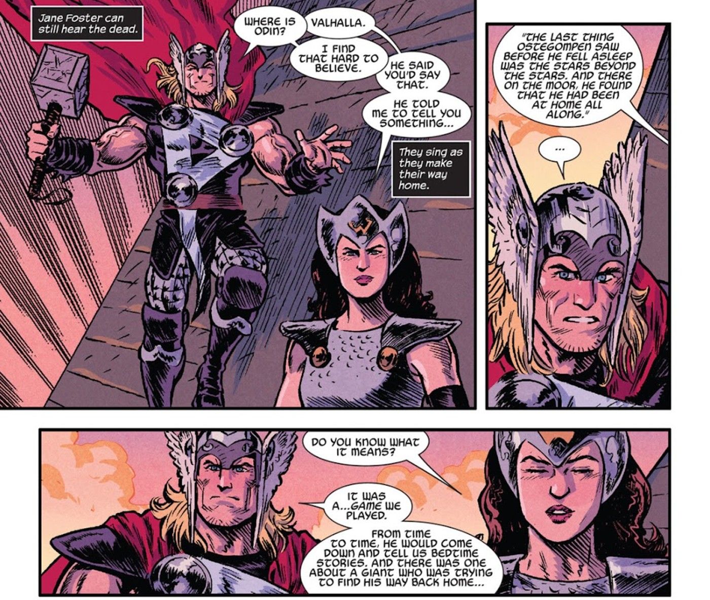 thor odin dead final words