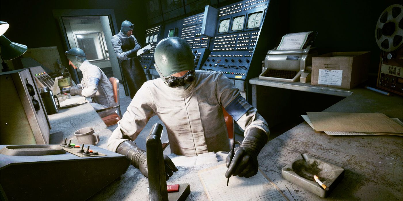 Three scientists in lab The Outlast Trials