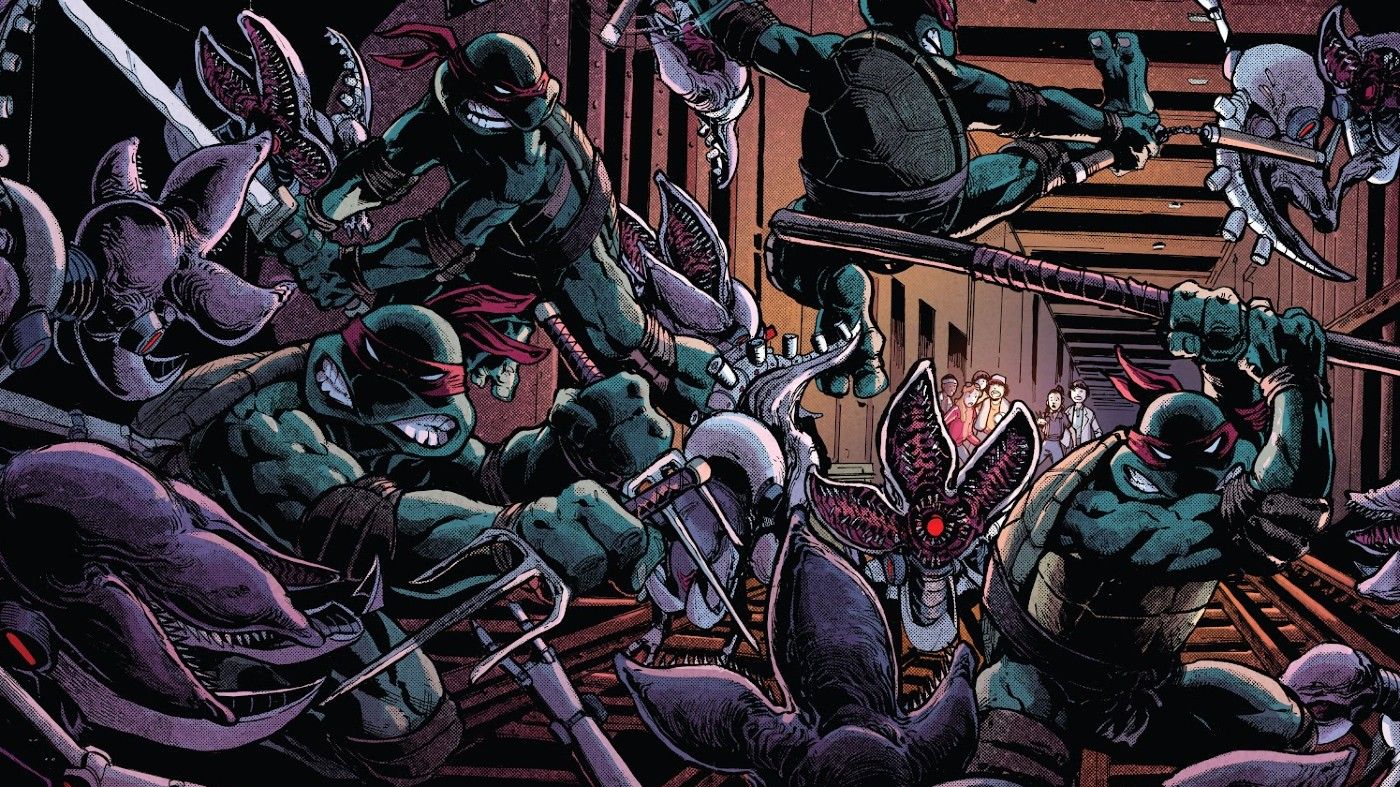 tmnt stranger things demodogs vs