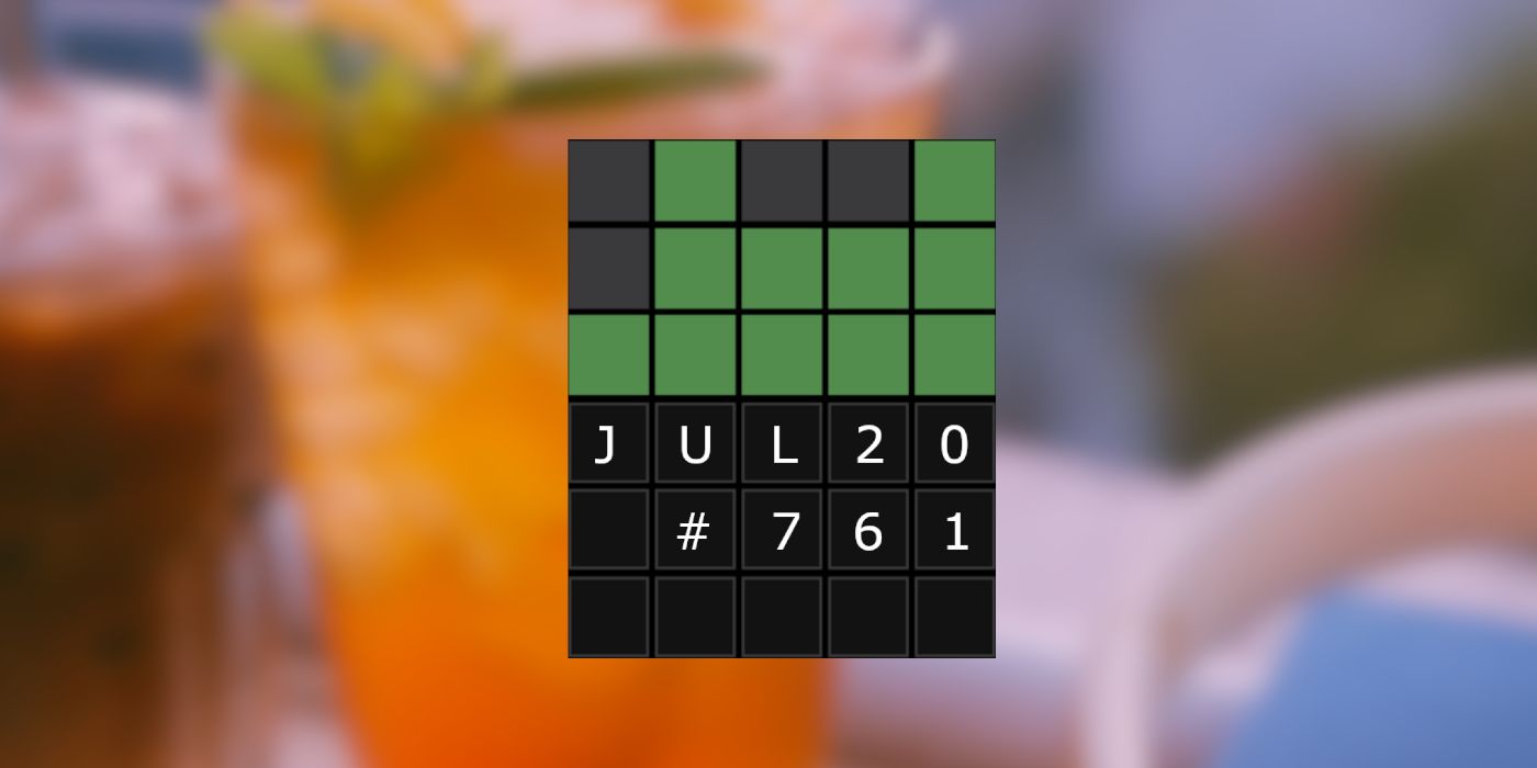 Wordle Solution & Clues for July 20, 2023 (Puzzle #761)