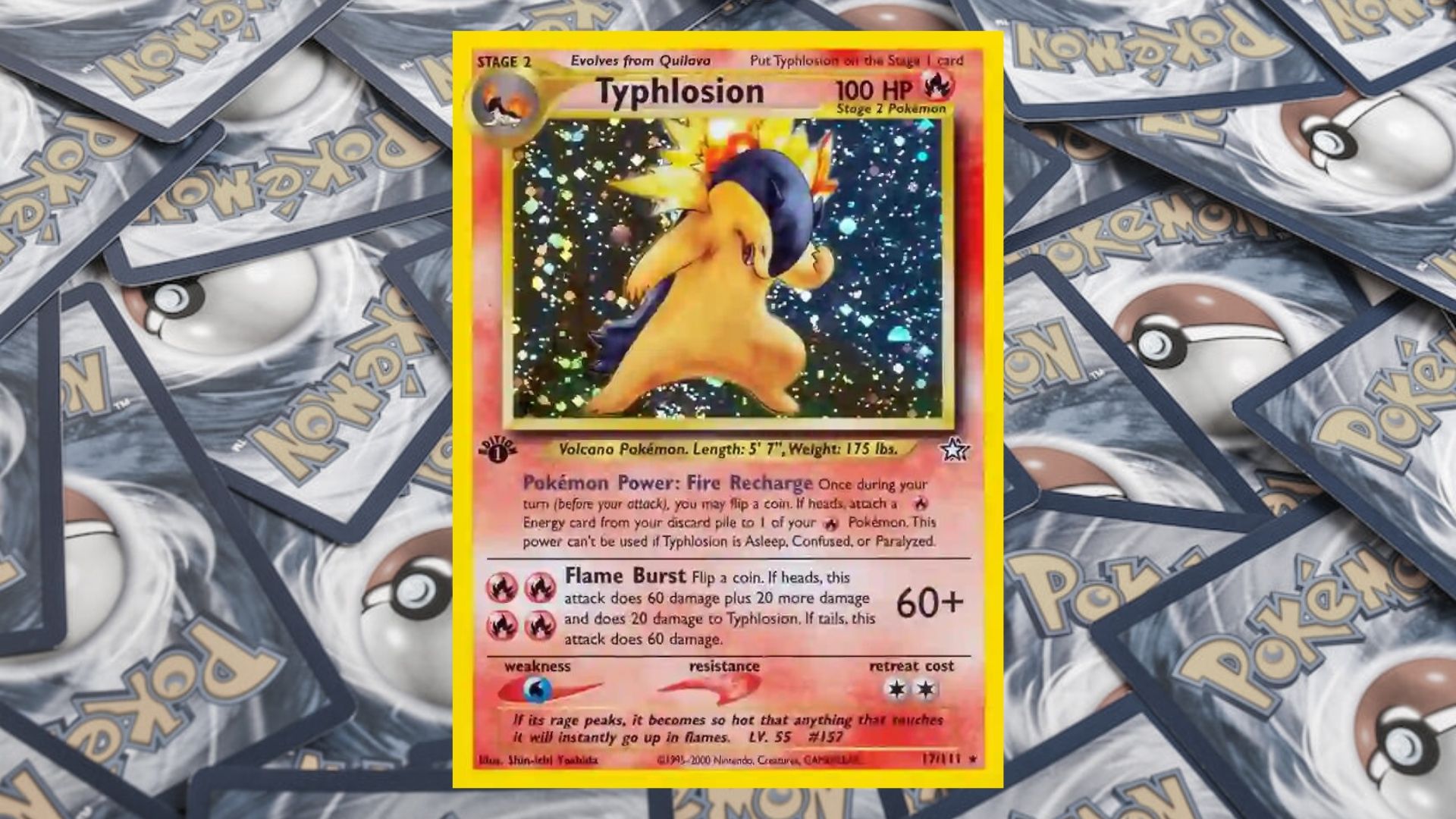 Kartu TCG Pokemon Typhlosion