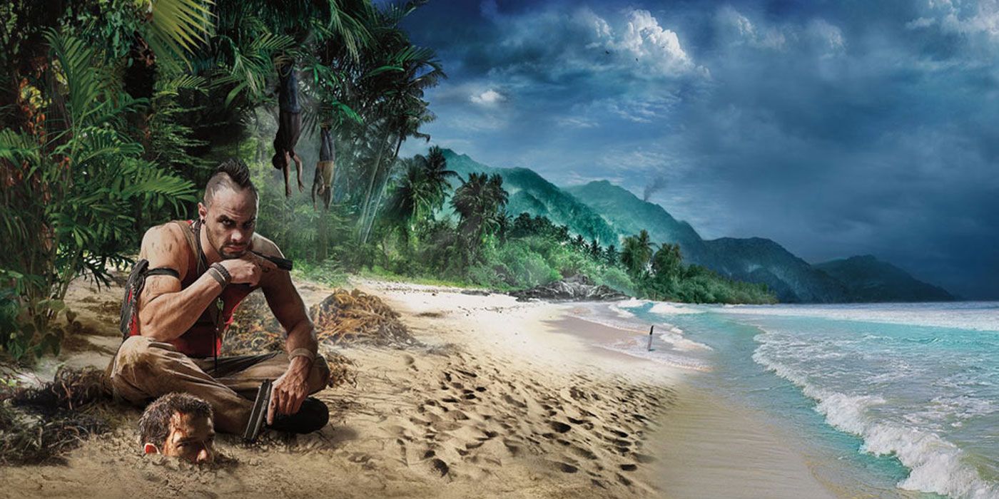 Vaas Montenegro on beach Far Cry 3