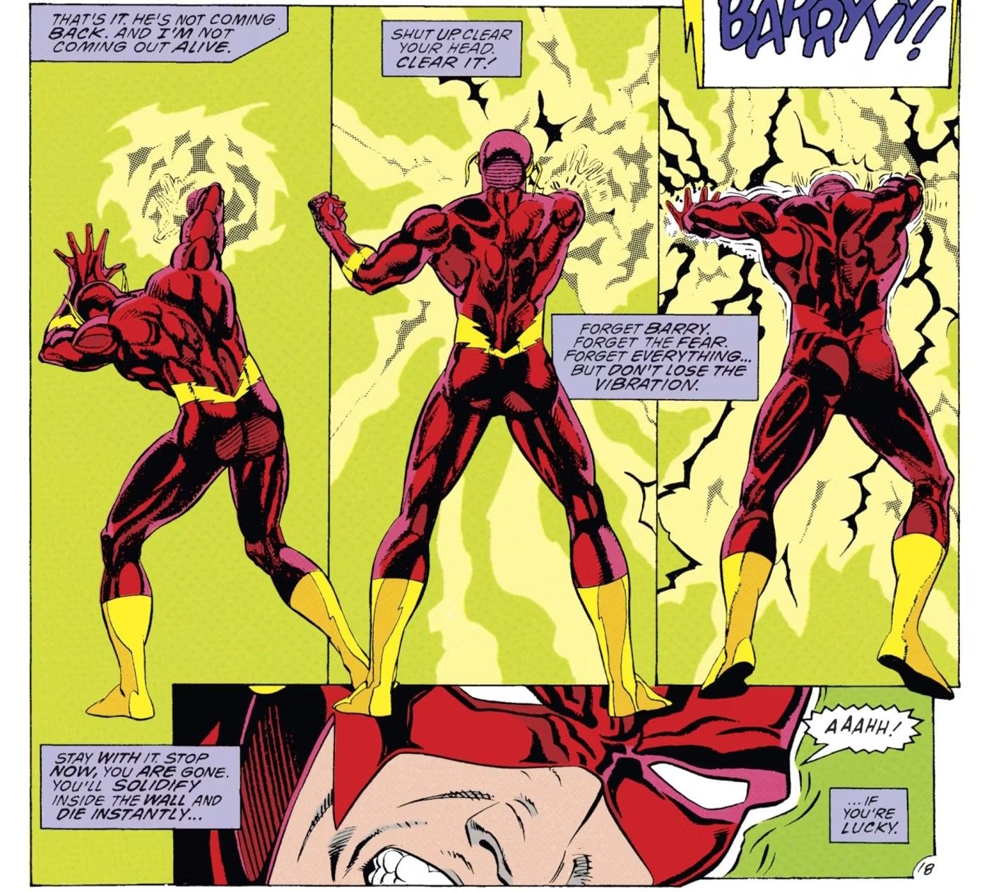 wally west aprendendo poderes de flash