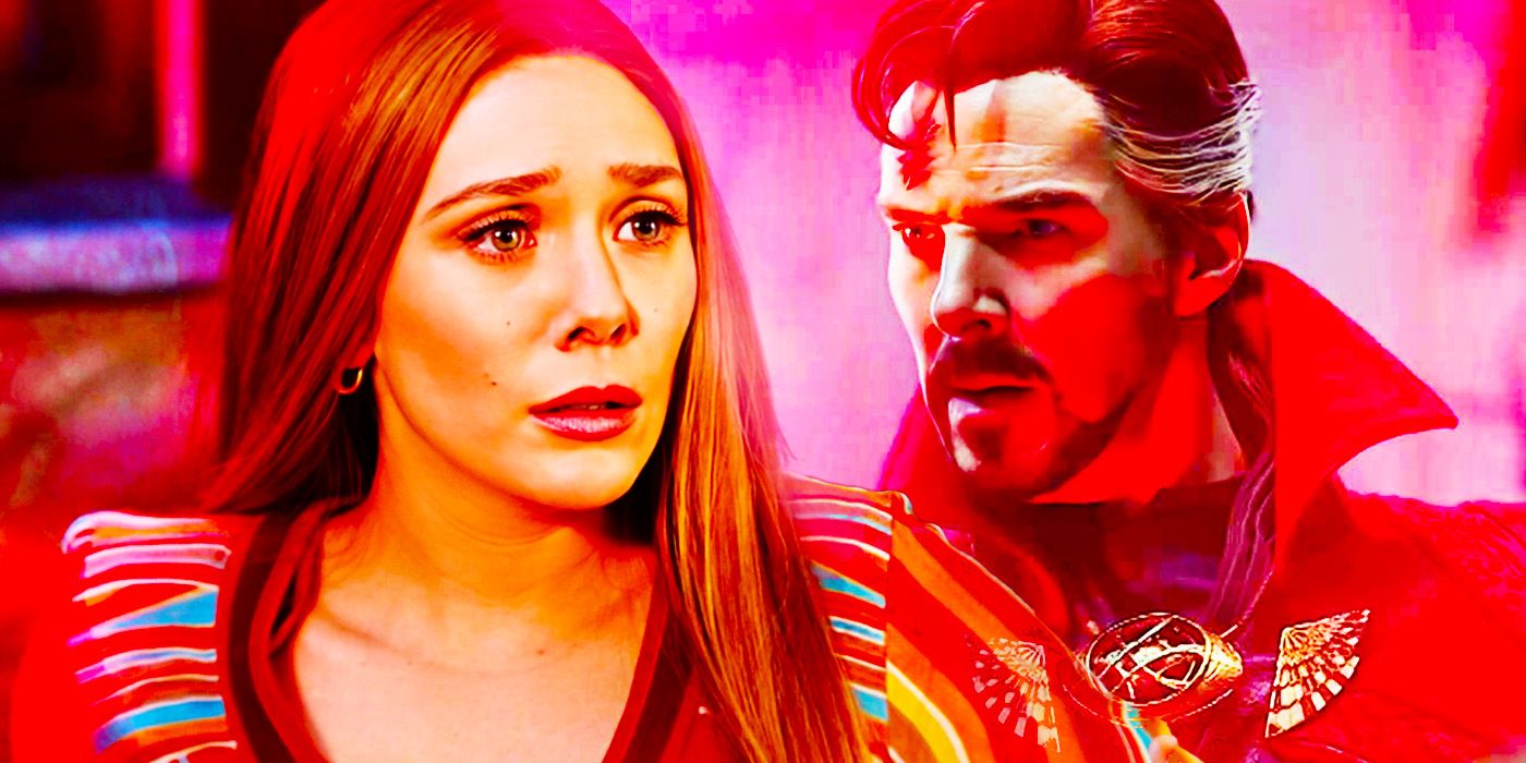 Wanda Maximoff in WandaVision and Doctor Strange in Multiverse of Madness