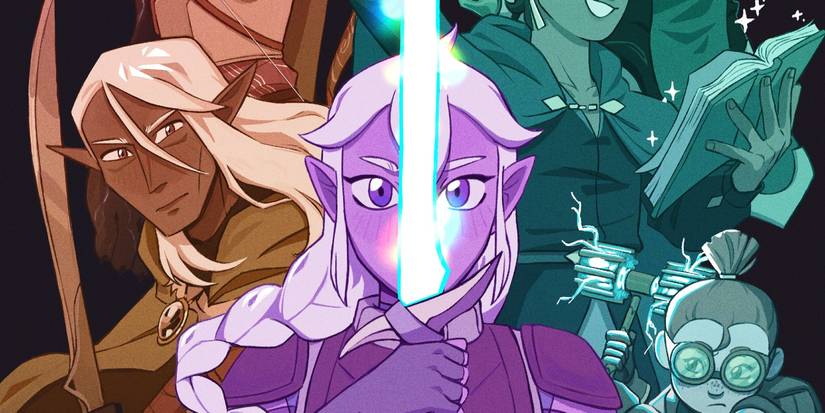 webtoon dungeons and dragons Brie and the borrowed place