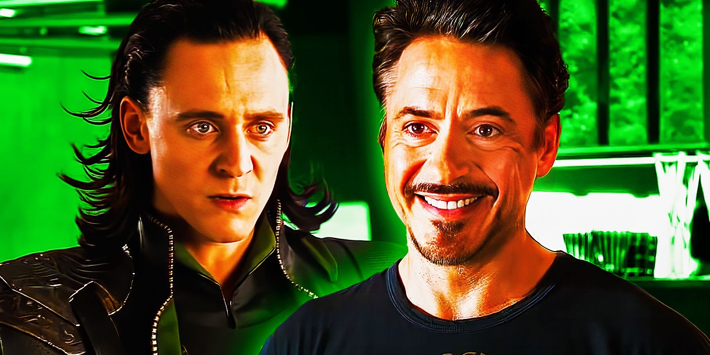 The Avengers' Loki and Iron Man