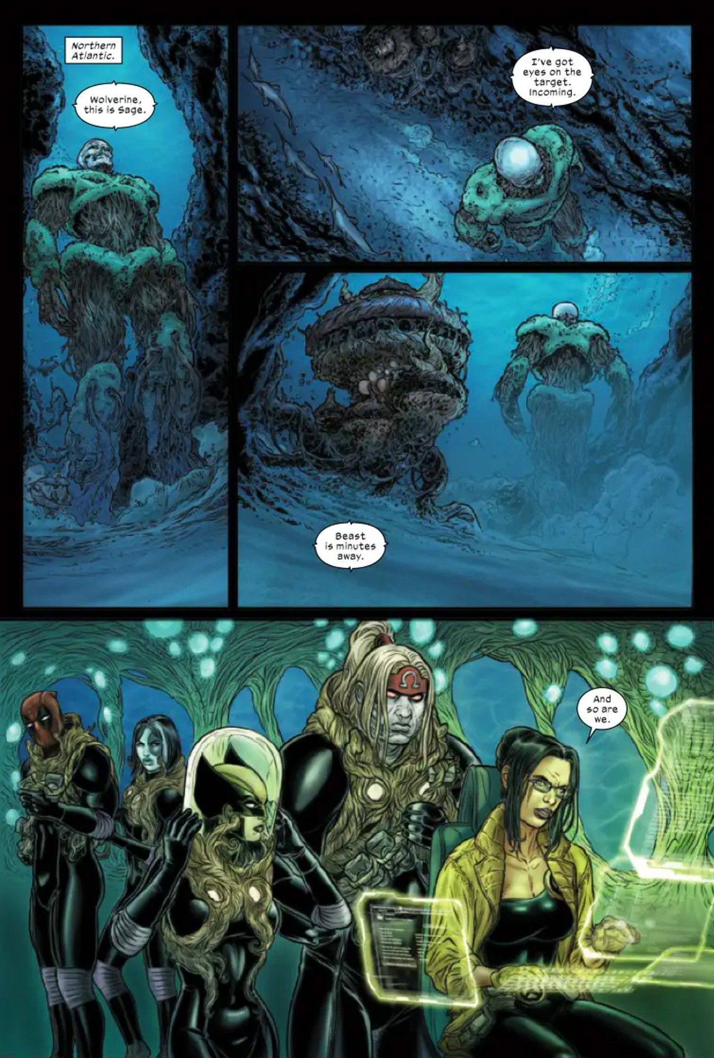 wolverine 35 the end of beast x-men preview page 1