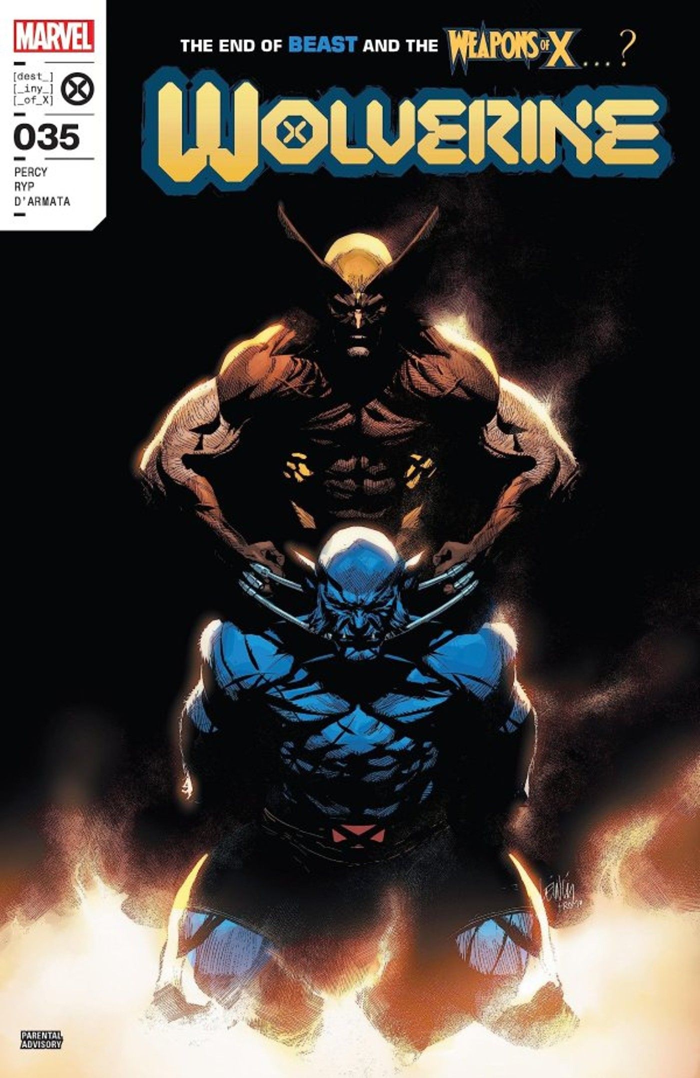 wolverine 35 the end of beast x-men