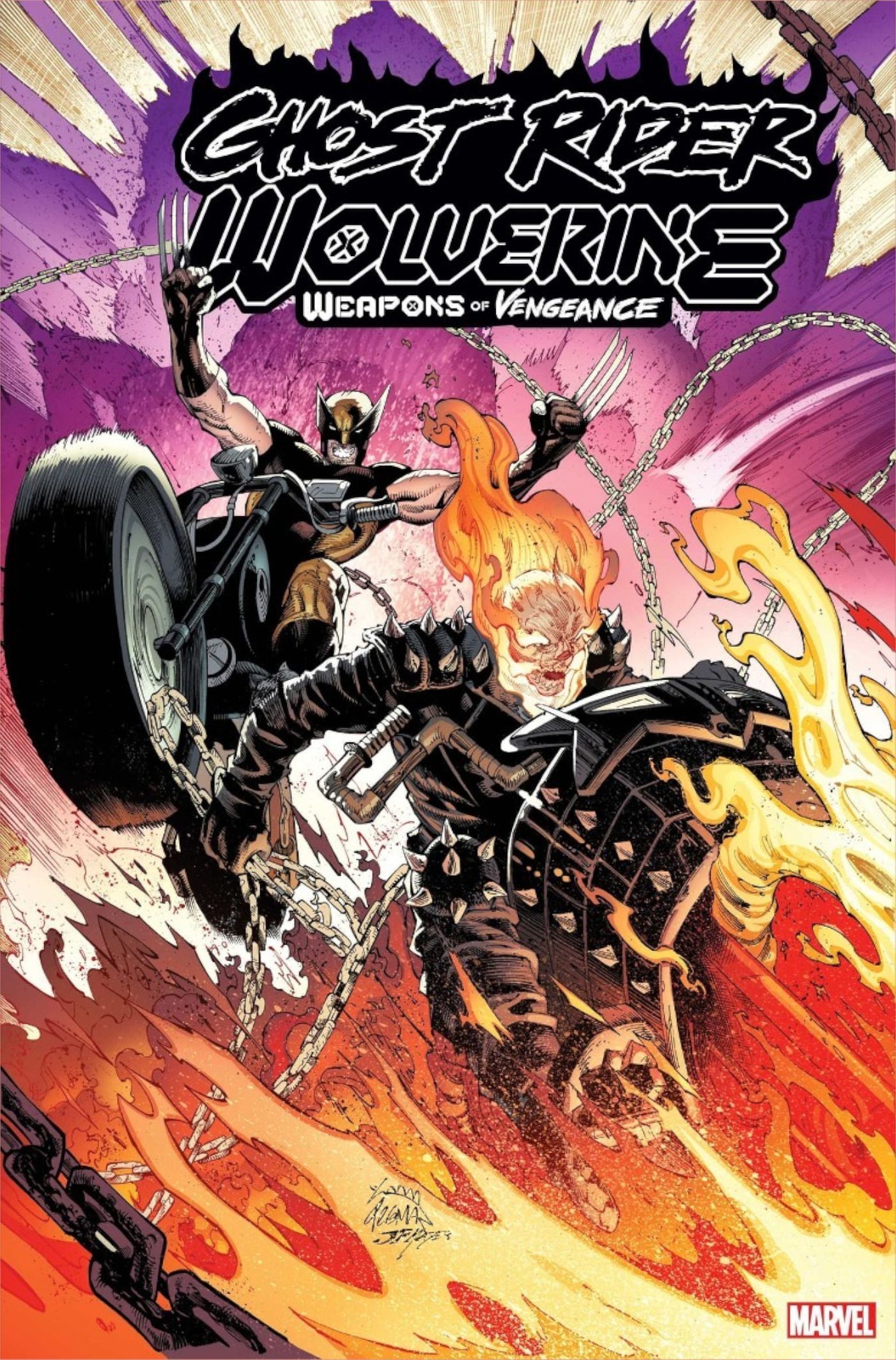 Wolverine Ghost Rider Weapons of Vengeance Alpha Cover