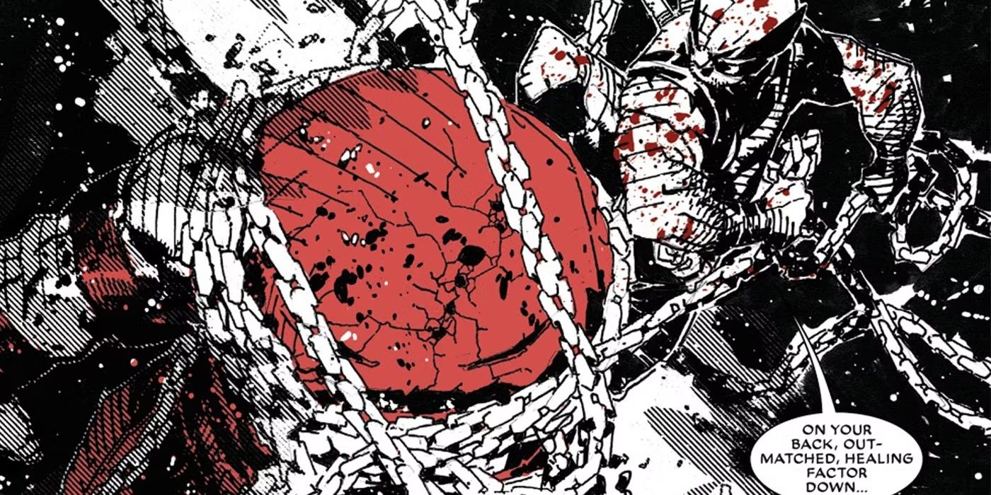 wolverine vs juggernaut in Wolverine: Black, White, and Blood #3