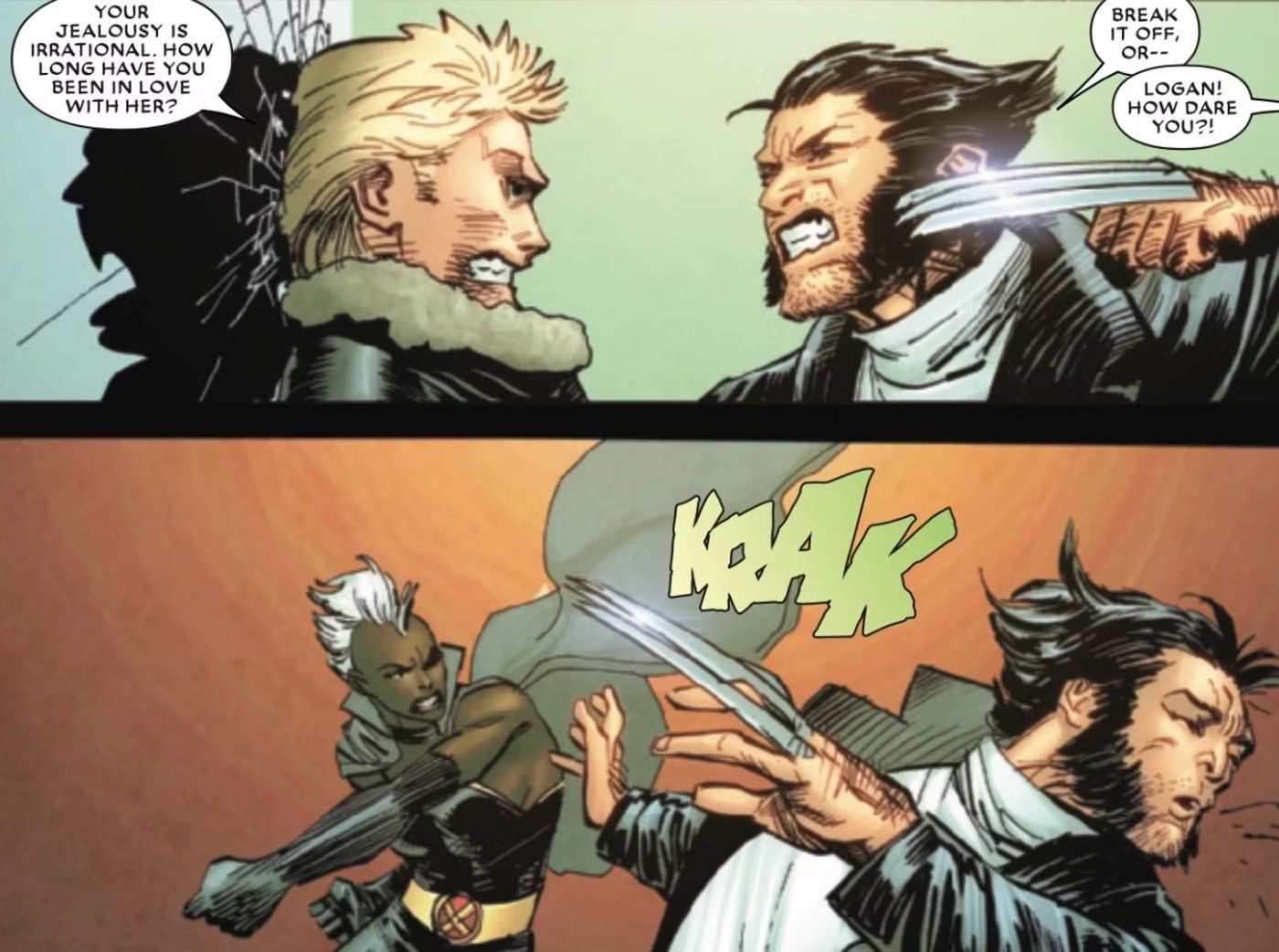 WOLVERINE VS STORM