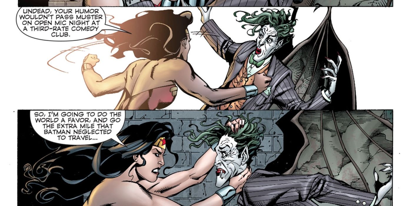 Wonder Woman and Vampire Joker DC