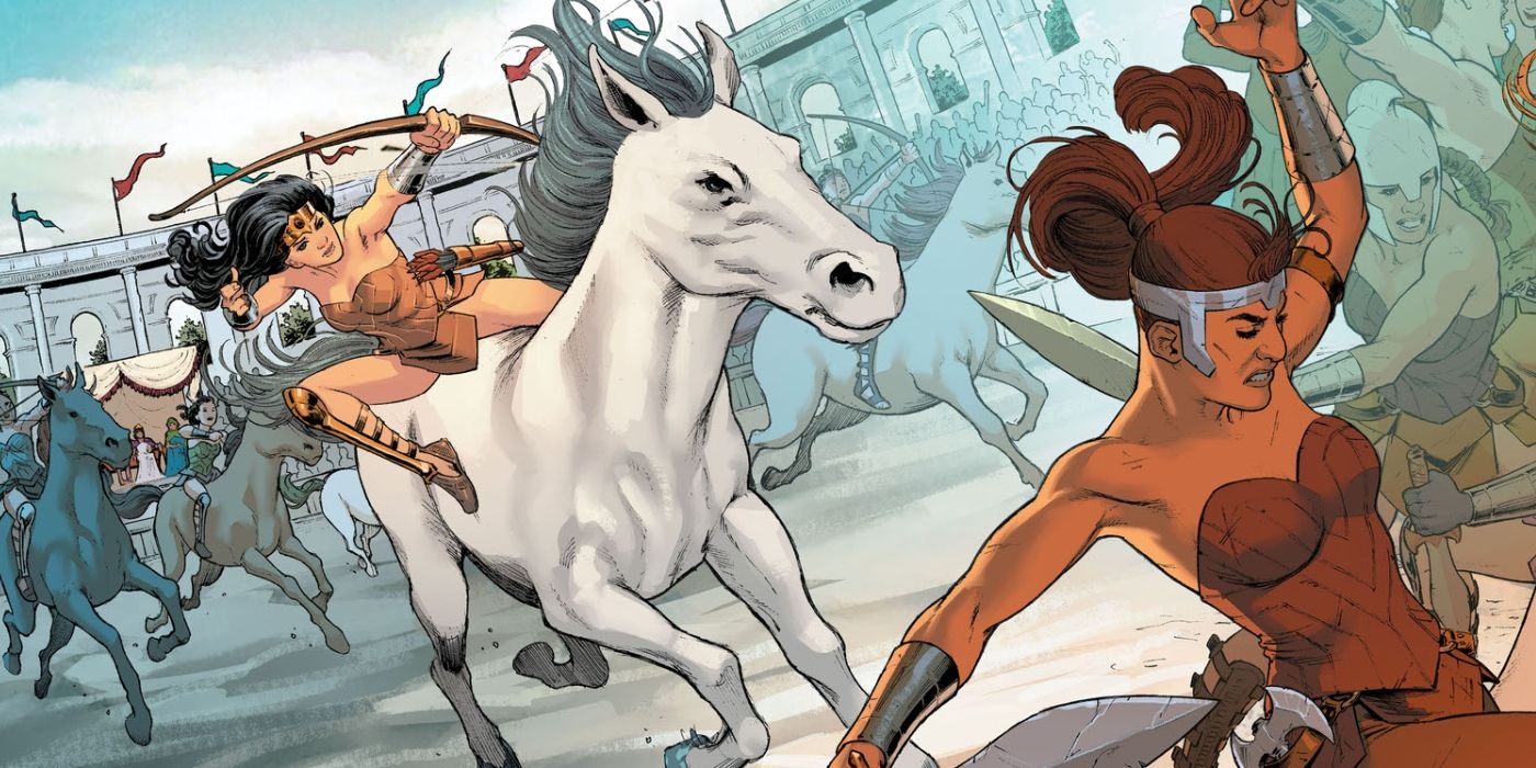 Wonder Woman Fights for Steve Trevor DC