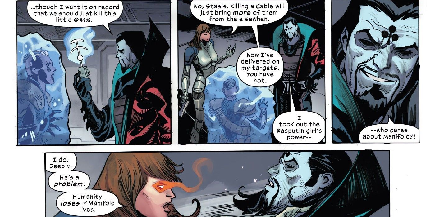 X-Men #24 Moira and Dr Stasis