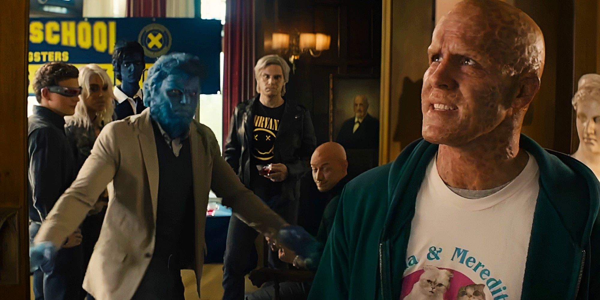 Young X-Men team cameo in Deadpool 2.