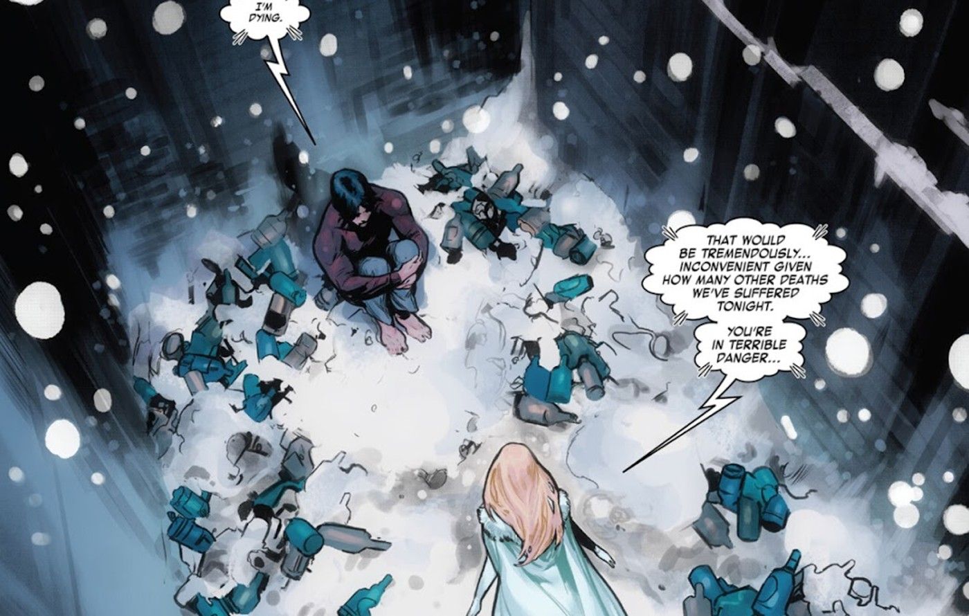x-men emma frost saves iron man