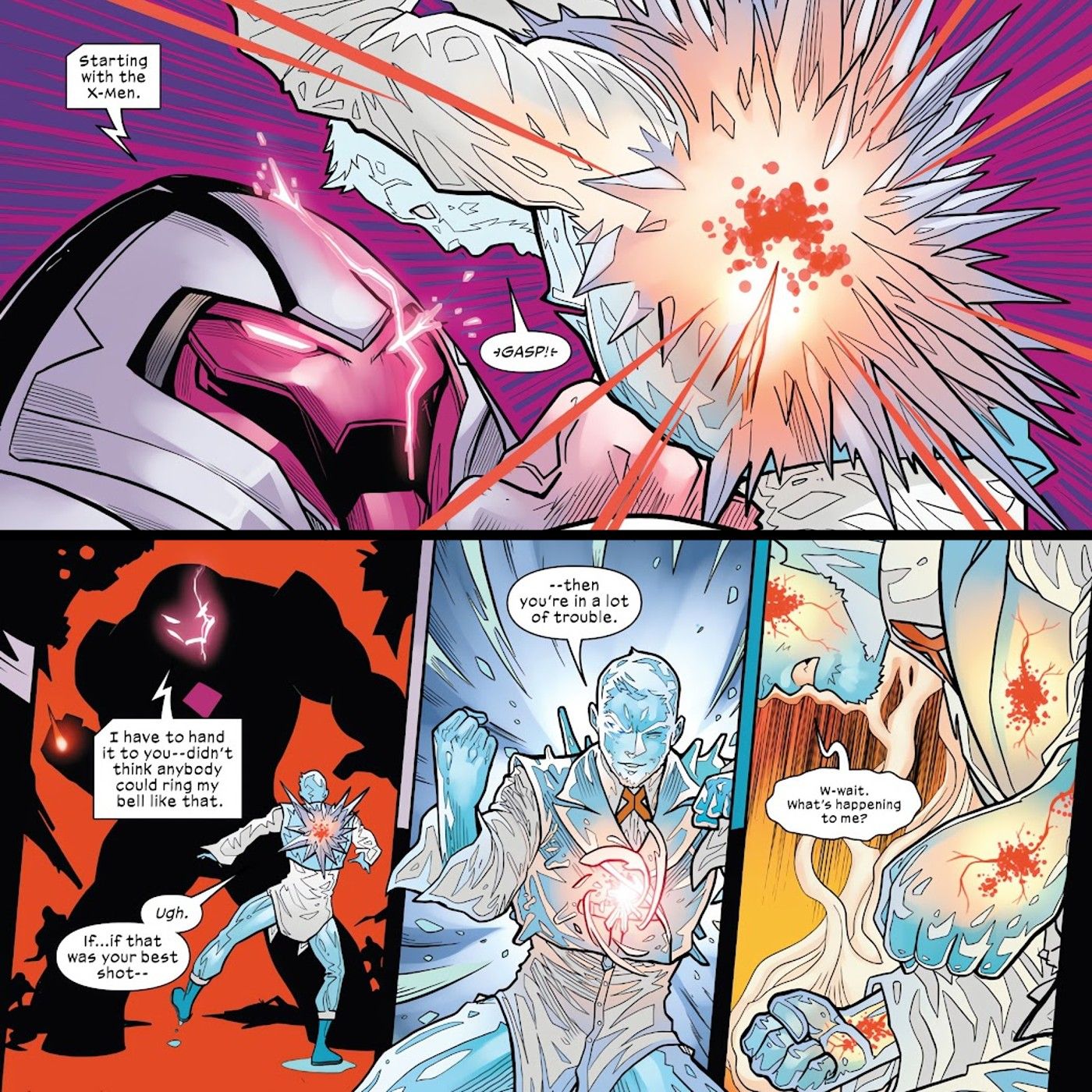 X-MEN NIMROD KILLS ICEMAN POWERS