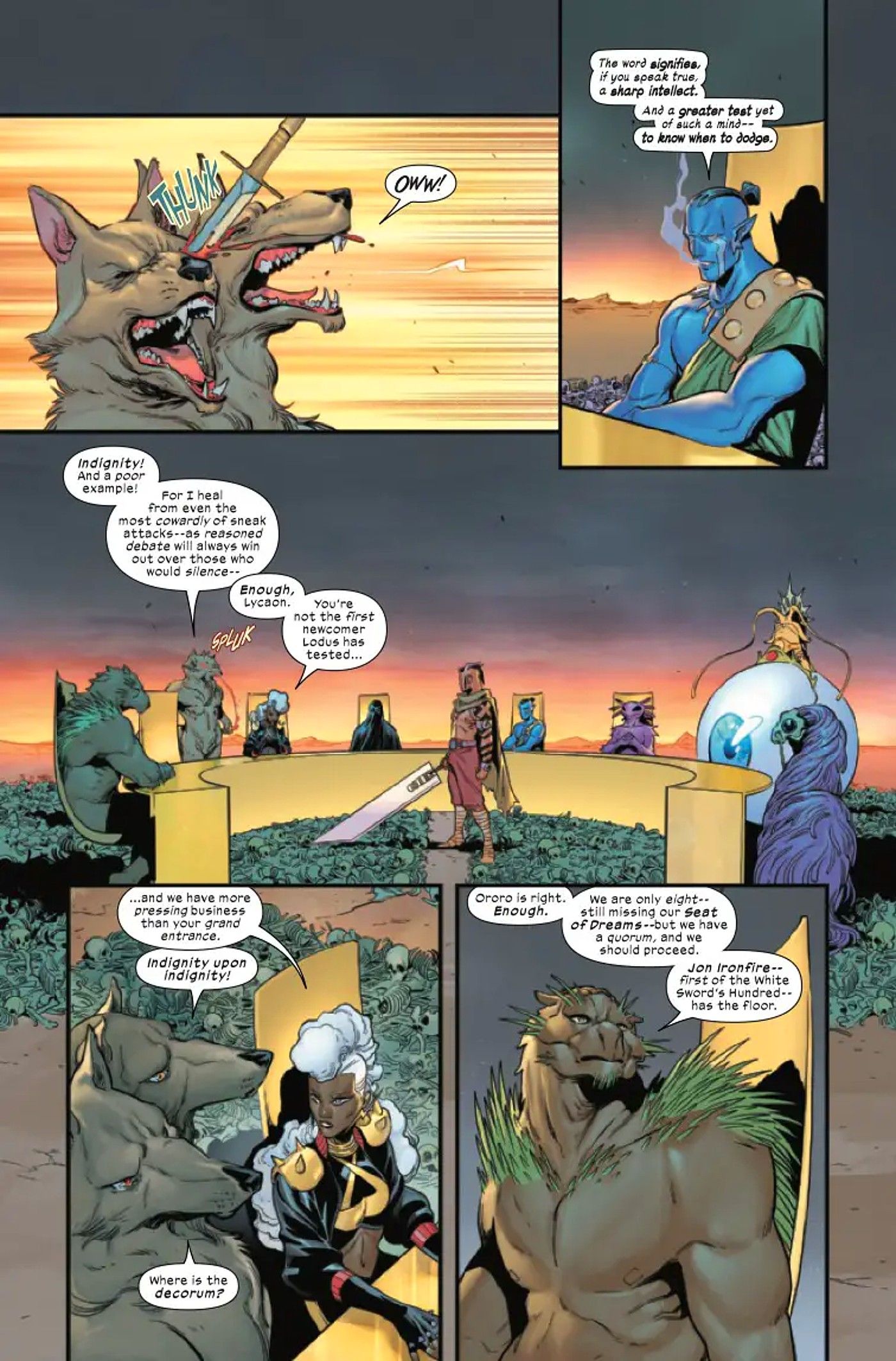 x-men red 13 preview page 2 omega wolverine