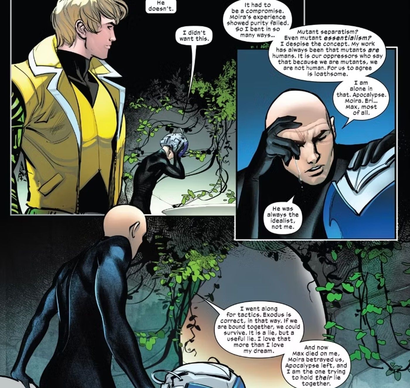 xavier admits he was wrong x-men