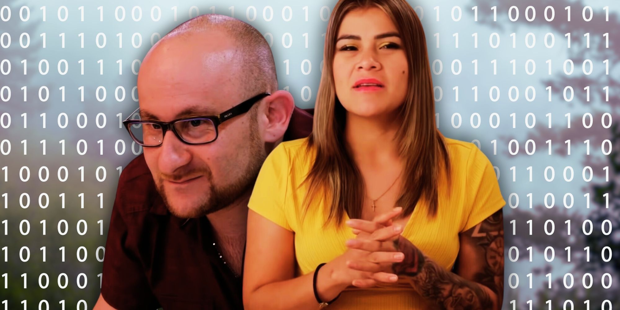 90 Day Fiance&rsquo;s Mike Berk and Ximena Morales looking skeptical
