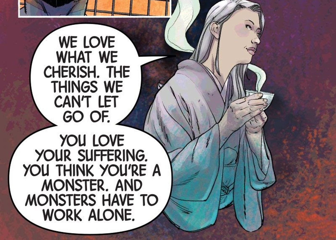 Yumi talks to Blade about being a monster