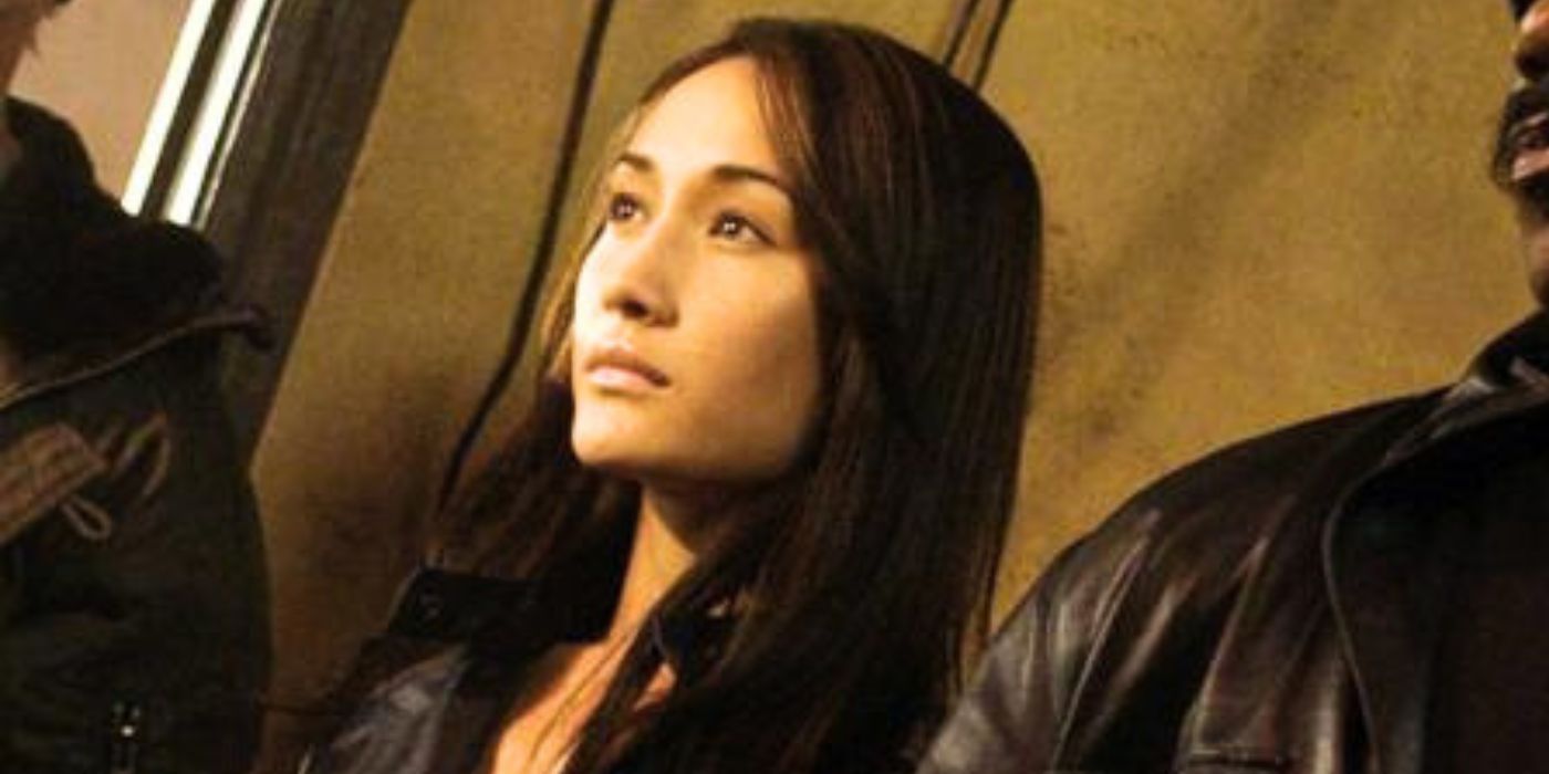 Zhen Lei looking sideways in Mission Impossible III