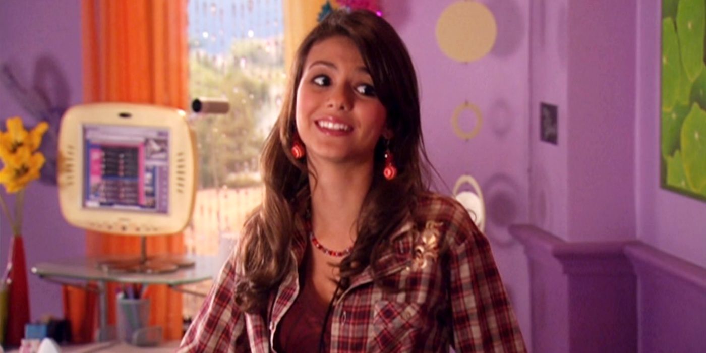 Lola with Red Earrings Smiling in Zoey 101