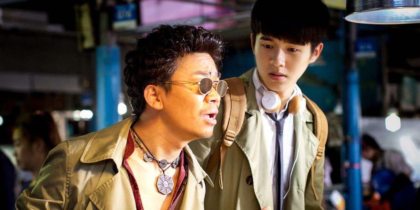 Tang and Qin in the first Detective Chinatown movie.