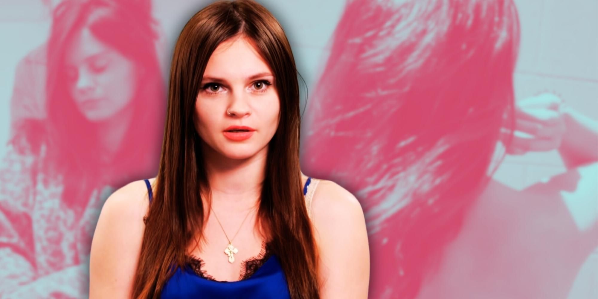 Montage of 90 Day Fiancé’s Julia Trubkina