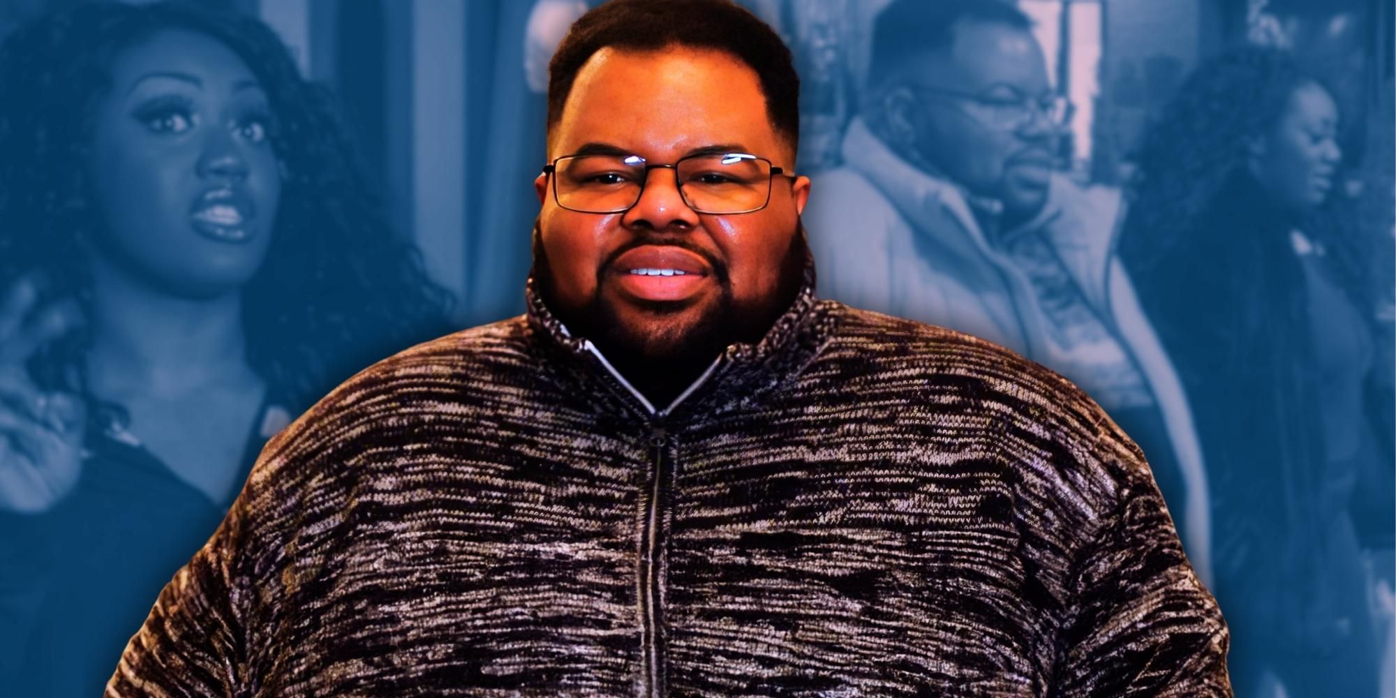 90 Day Fiancé: Before The 90 Days’s Tyray with Real Carmella in the background