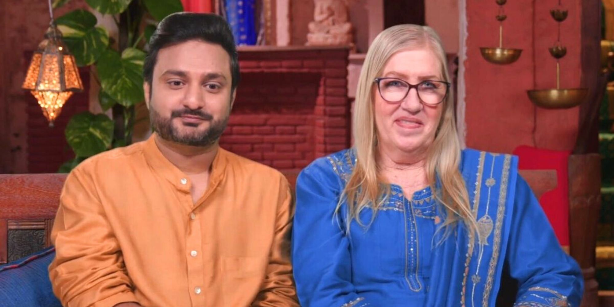 90 Day Fiance's Jenny Slatten and Sumit Singh during interview