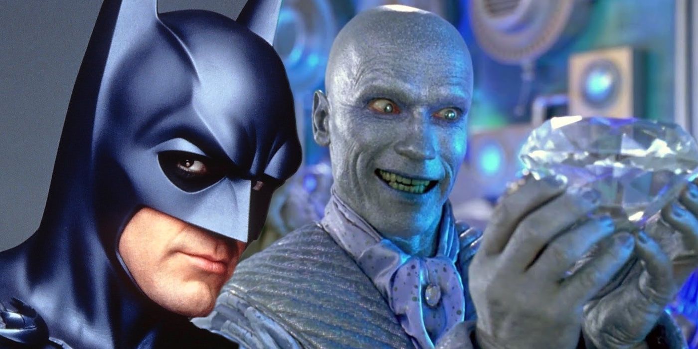 A composite image of George Clooney and Arnold Schwarzenegger in Batman and Robin
