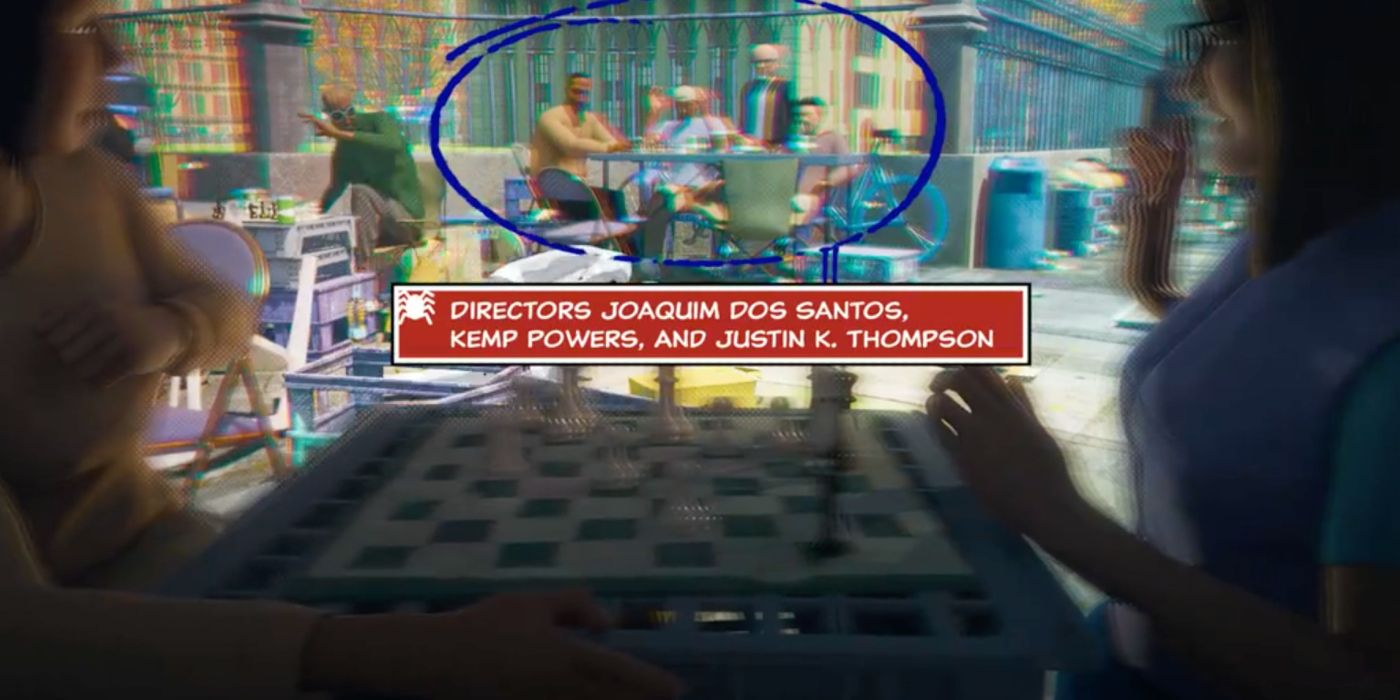 Across the Spider-Verse&rsquo;s director cameos: Jaoquim Dos Santos, Kemp Powers, and Justin K. Thompson