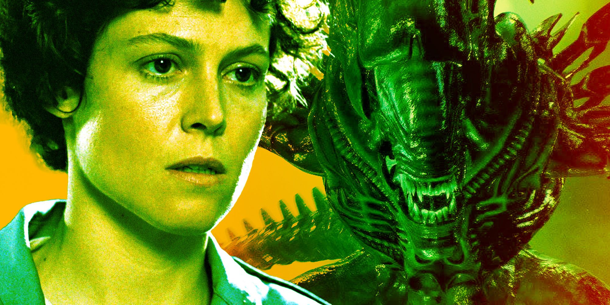 Ripley and the Xenomorph Queen in Aliens (1986)