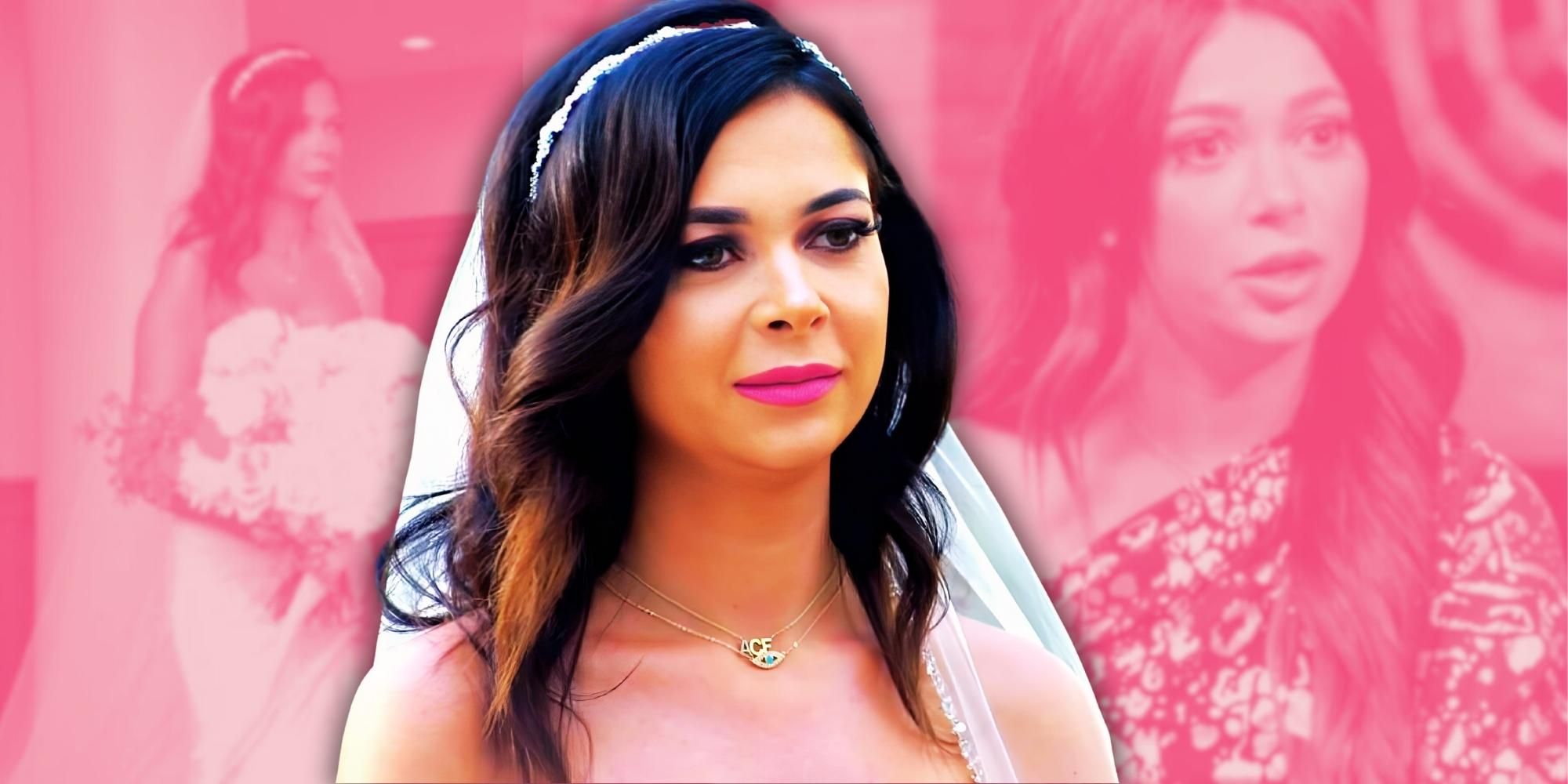 Alysa Ellman de Married at First Sight Temporada 14 con vestido de novia