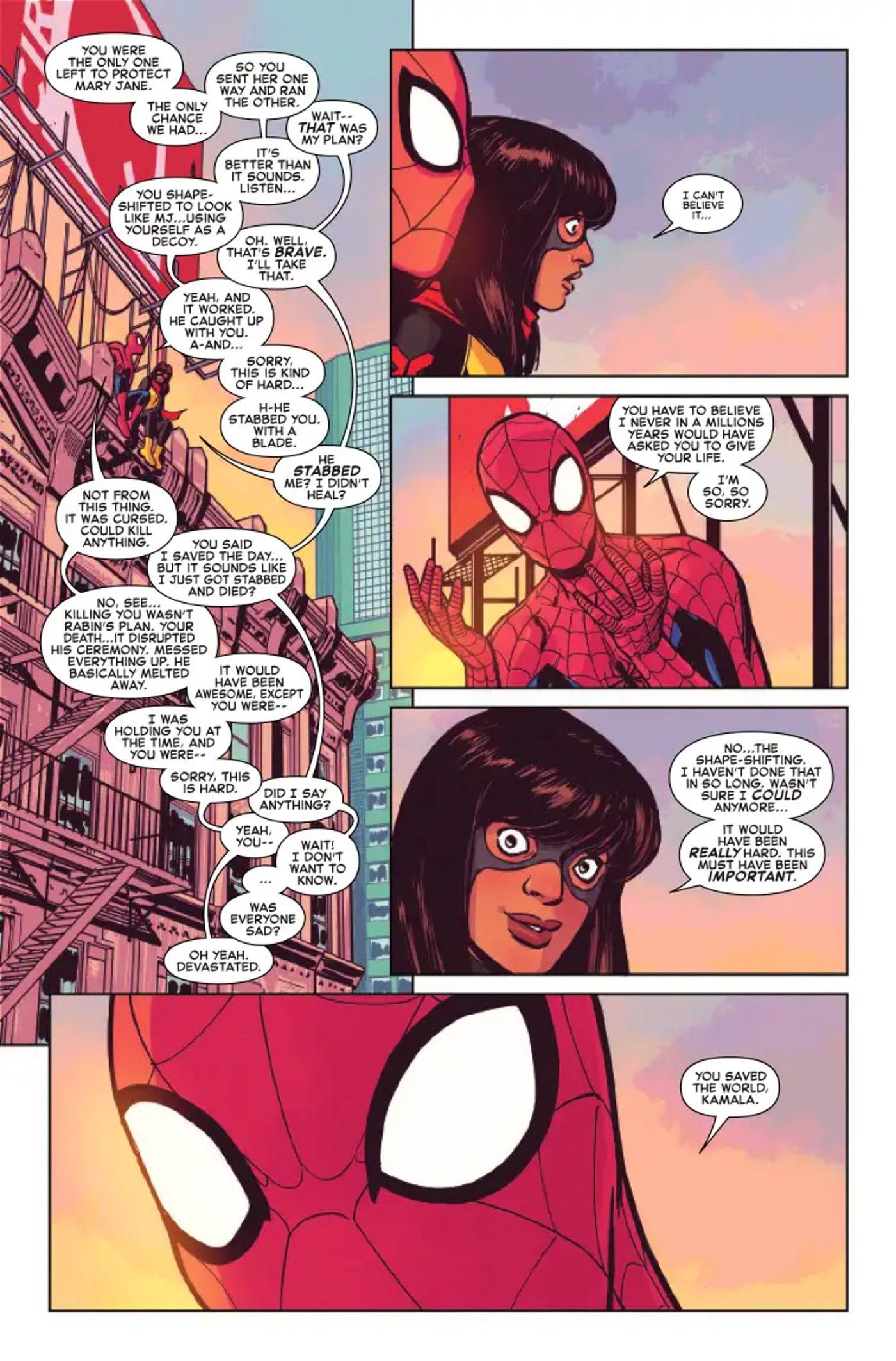 amazing spider-man 31 cover preview page 4 ms marvel
