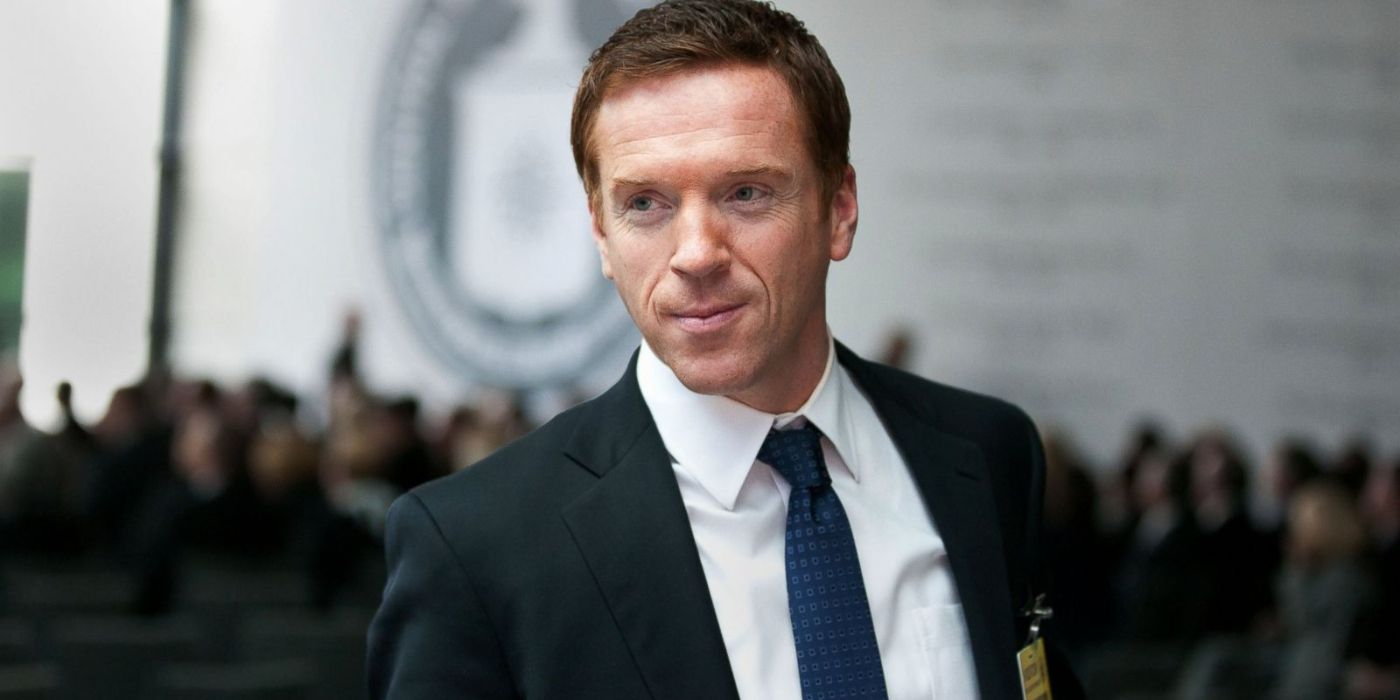 An image of Brody smirking in Homeland