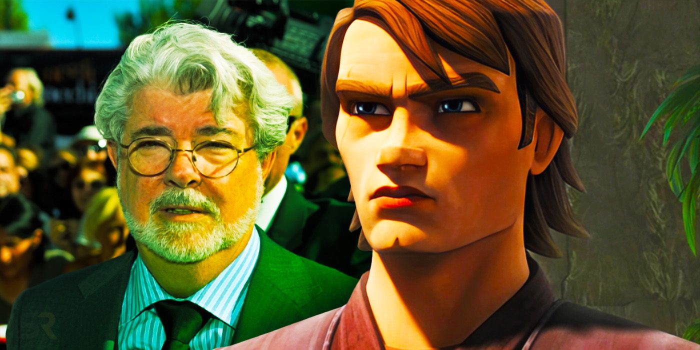 George Lucas and Clone Wars Anakin Skywalker