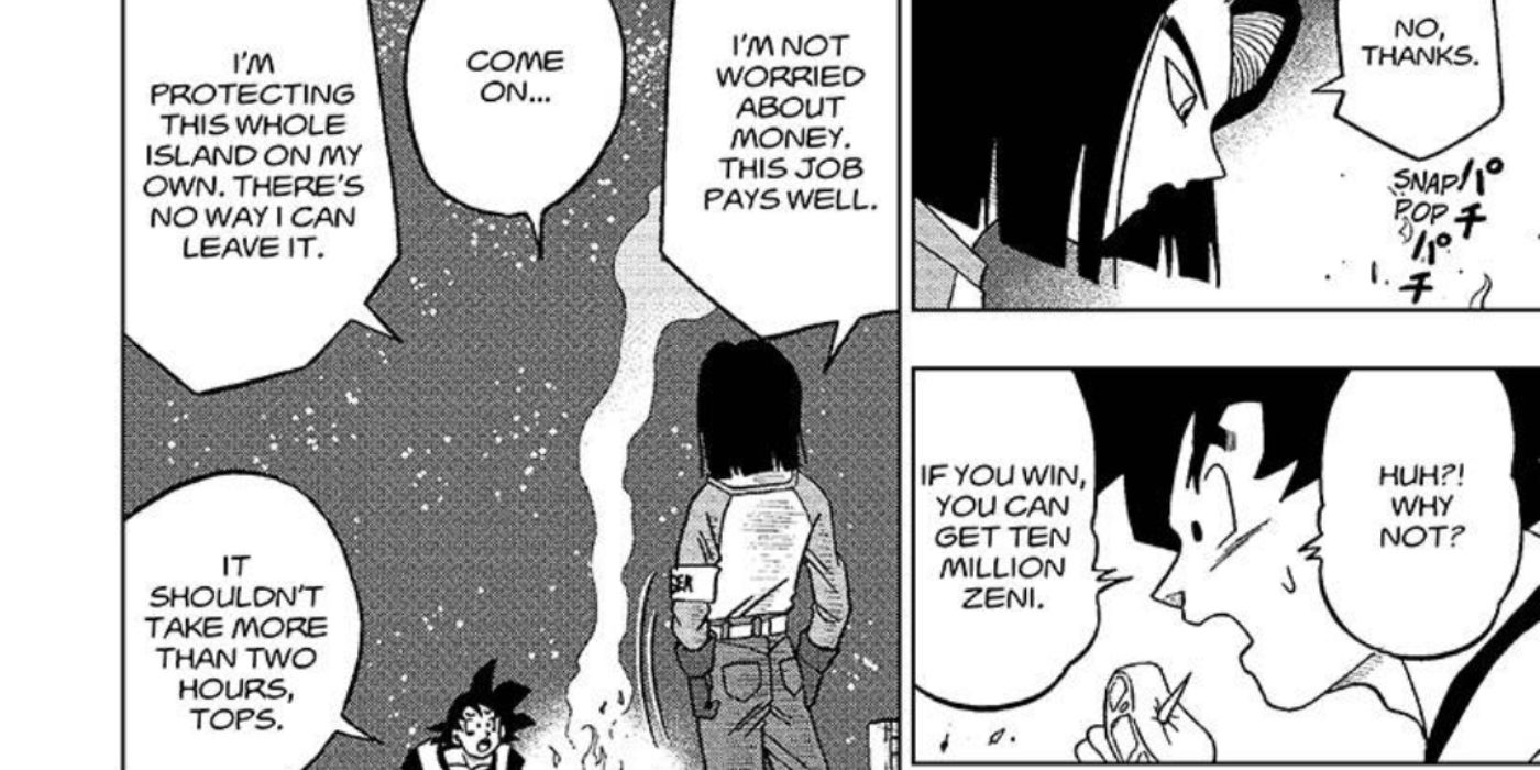 Android 17 refuses to join the Tournament of Power