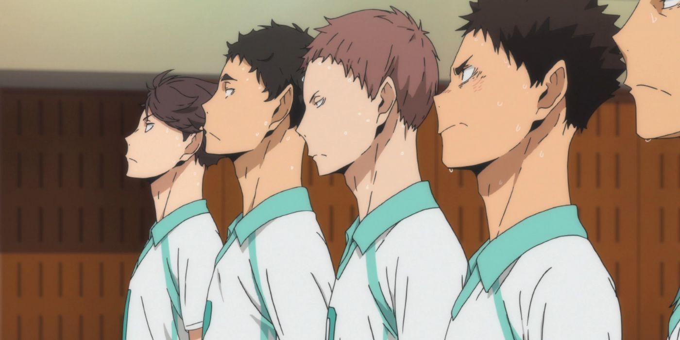 Aoba-Johsai-members-standing-in-a-line-after-an-upsetting-loss