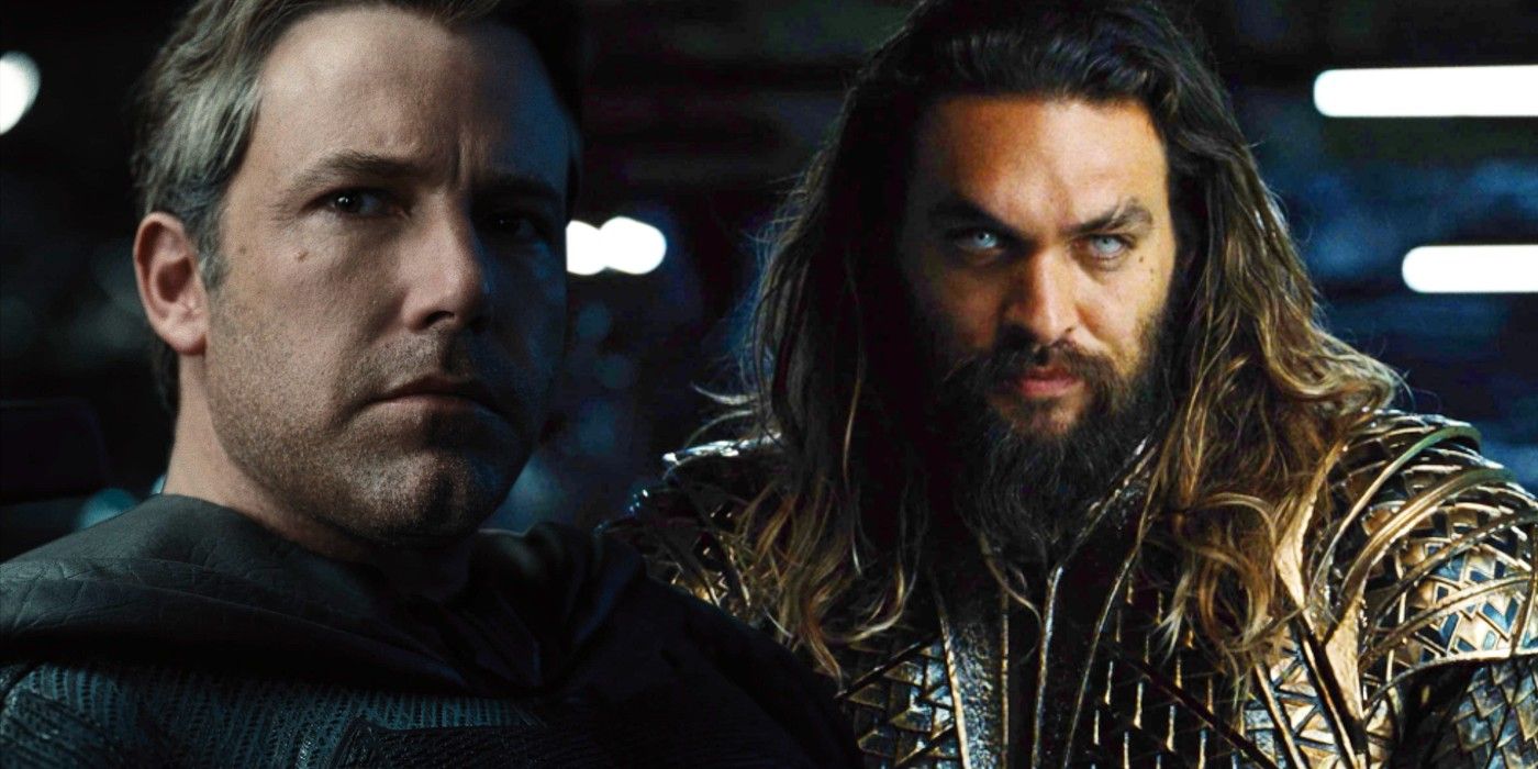 Aquaman and Batman in Zack Snyder's Justice League
