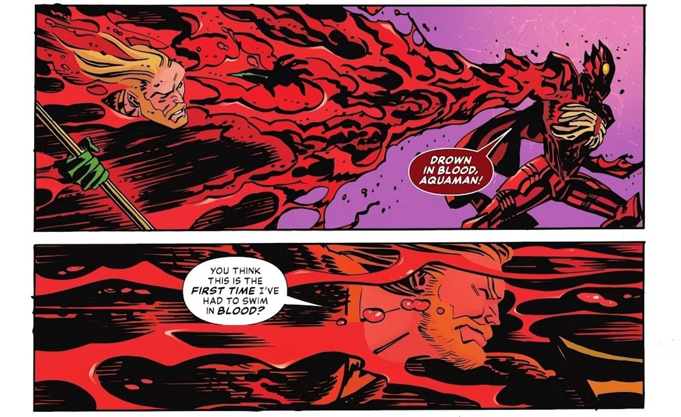 Aquaman Reveals He Can Swim in Blood