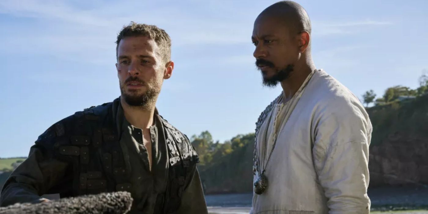 Arthur and Merlin in The Winter King