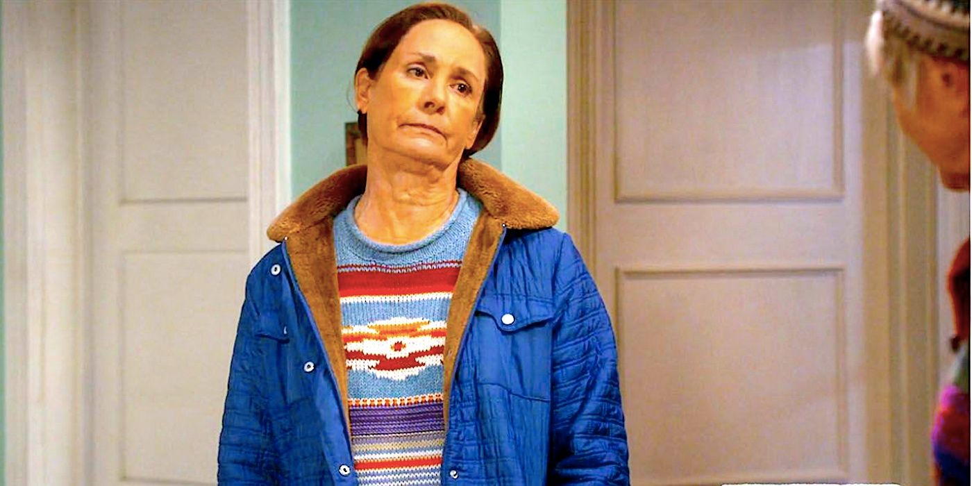 Aunt Jackie frowns in The Conners season 5
