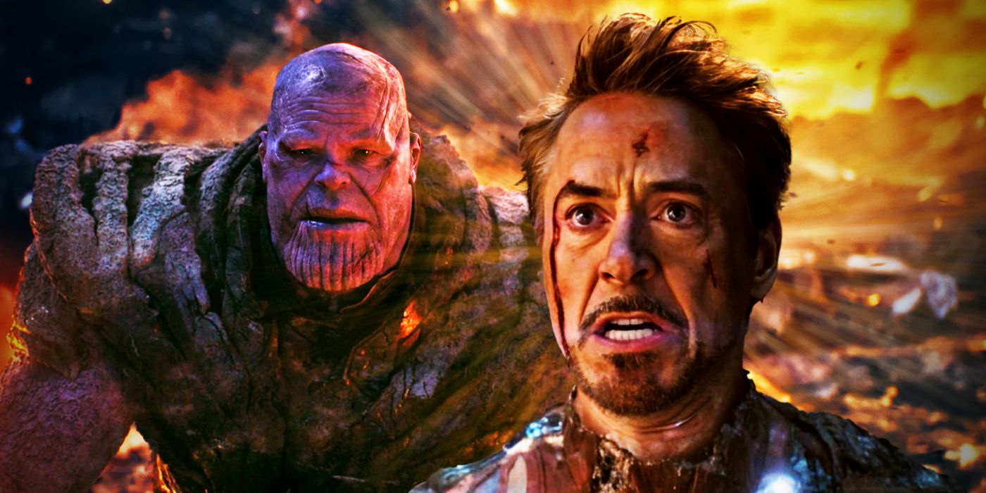 Iron Man Thanos Avengers Endgame