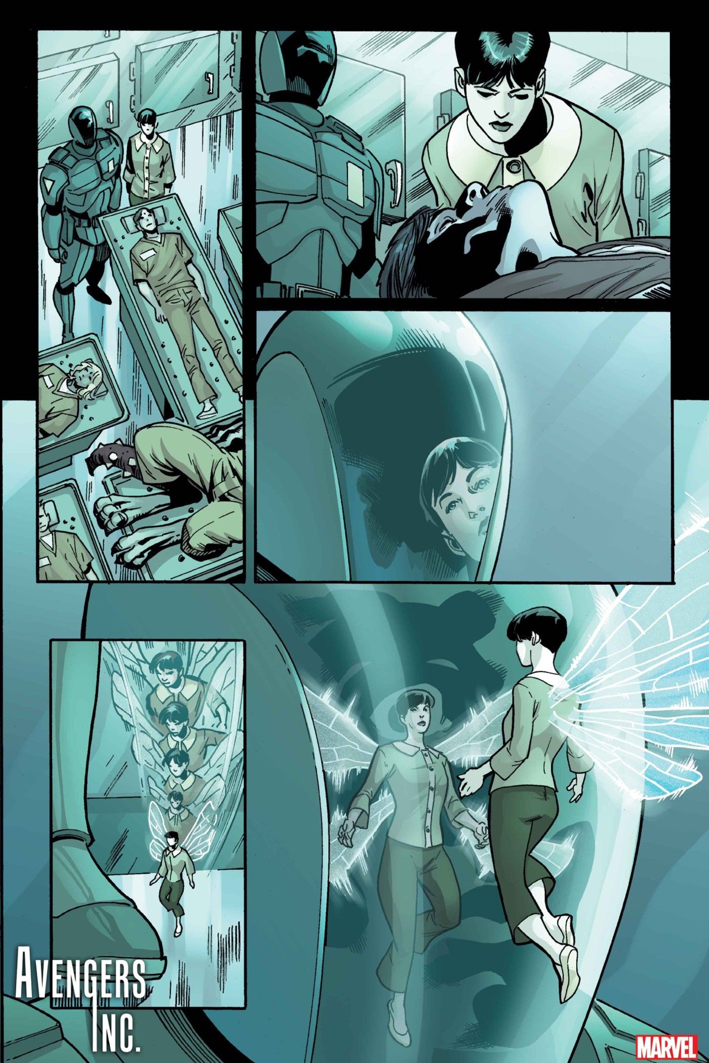 Avengers Inc #1 preview panels-3